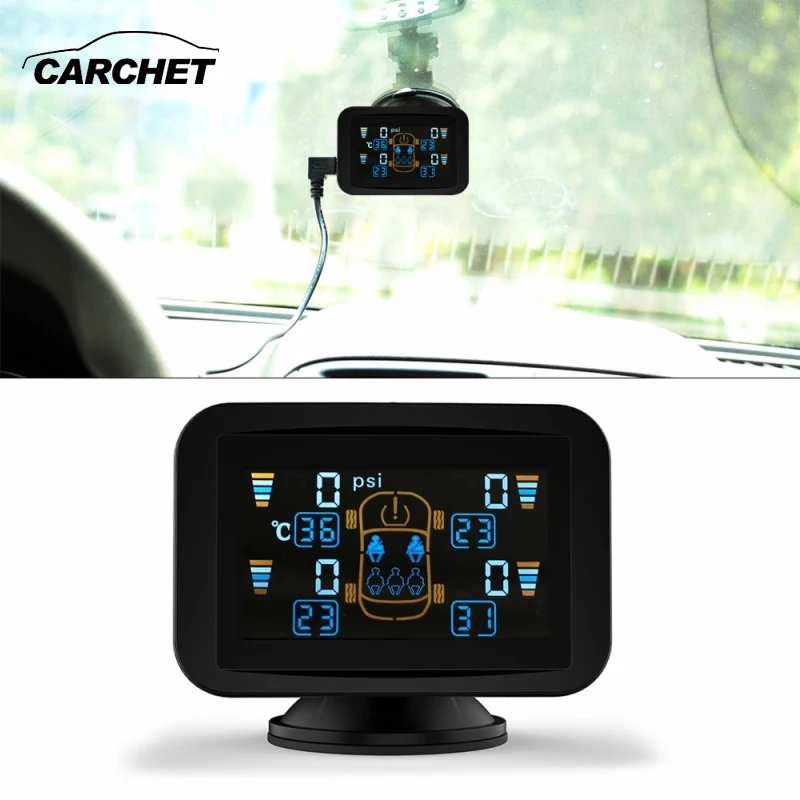 Фото CARCHET TPMS контроль давления в шинах интеллектуальная система + 4 внешних