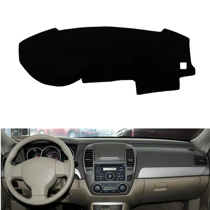 

Car Dashboard Cover Dash Mat Dashmat Pad Anti-UV Sun Shade Instrument Carpet For Nissan Bluebird Sylphy Almera G11 2005-2012 LHD