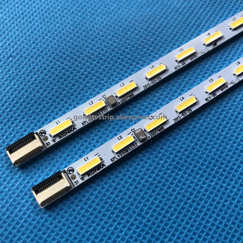 FOR kon ka LED55M5580AF Article lamp KPL+550B1LED2 35018085 35018012 35017996 35018013 35018014 1piece=56LED 613MM 1SET=2PIECE
FOR kon ka LED55M5580AF Article lamp KPL+550B1LED2 35018085 35018012 35017996 35018013 35018014 1piece=56LED 613MM 1SET=2PIECE