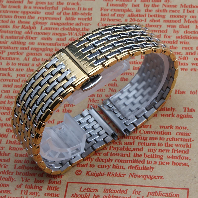 Watchband Classic Style Thinner Quartz Watch strap bracelet Accessosries silver Gold Rosegold 18mm 20mm22mm Wristband for Longin
Watchband Classic Style Thinner Quartz Watch strap bracelet Accessosries silver Gold Rosegold 18mm 20mm22mm Wristband for Longin