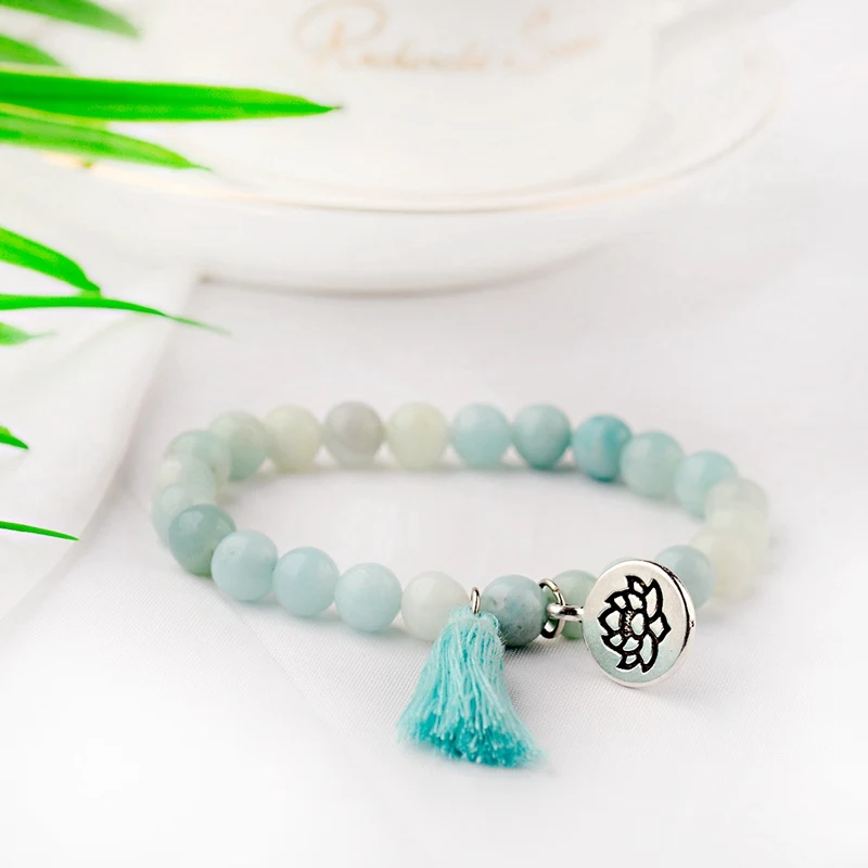 DOUVEI Trendy OM Natural Stone Beaded Bracelets For Women Bohemien Blue Tassel Lotus Pendant Bracelets Bangles Femme AB381
DOUVEI Trendy OM Natural Stone Beaded Bracelets For Women Bohemien Blue Tassel Lotus Pendant Bracelets Bangles Femme AB381