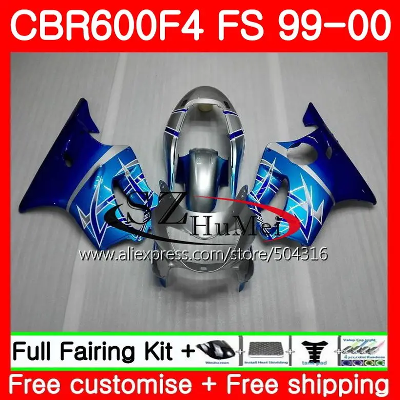 Bodywork For HONDA CBR600F4 CBR 600F4 blue Sliver CBR600 F 4 CBR 600 FS 49SH19 CBR600 F4 99 00 FS CBR 600 F4 1999 2000 Fairings
Bodywork For HONDA CBR600F4 CBR 600F4 blue Sliver CBR600 F 4 CBR 600 FS 49SH19 CBR600 F4 99 00 FS CBR 600 F4 1999 2000 Fairings