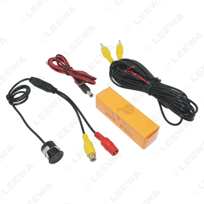 LEEWA white black blue Car 8-Sensor Parking Sensor with 2pcs 18.5mm CCD Camera Dual Visual Rearview Video Parking Radar System
LEEWA white black blue Car 8-Sensor Parking Sensor with 2pcs 18.5mm CCD Camera Dual Visual Rearview Video Parking Radar System