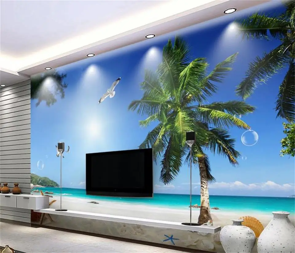 3d wallpaper custom mural non-woven photo Blue sky palm beach TV background painting 3d wall mural wallpaper for living room
3d wallpaper custom mural non-woven photo Blue sky palm beach TV background painting 3d wall mural wallpaper for living room