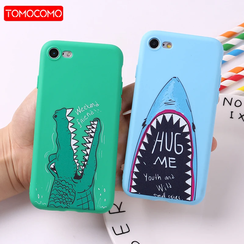 Funny Crocodile Shark Cartoon Soft TPU Silicone Matte Case Fundas Coque Cover For iPhone 11 12 13Pro Ma 7 8Plus X XS Max
Funny Crocodile Shark Cartoon Soft TPU Silicone Matte Case Fundas Coque Cover For iPhone 11 12 13Pro Ma 7 8Plus X XS Max