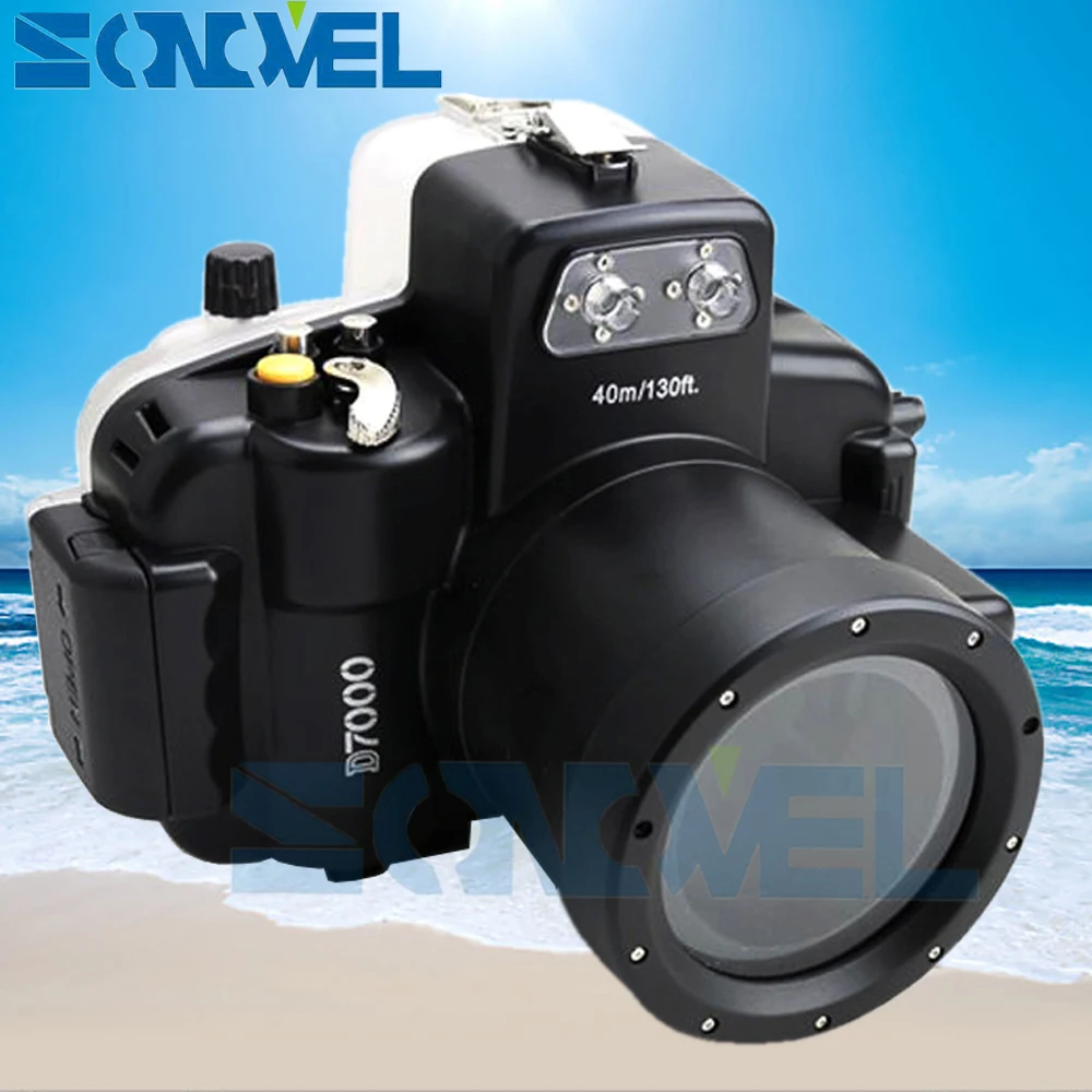 Meikon 40m 130ft Waterproof Underwater Diving Case Camera Housing Case For Nikon D7000 With 18-55mm Lens
Meikon 40m 130ft Waterproof Underwater Diving Case Camera Housing Case For Nikon D7000 With 18-55mm Lens