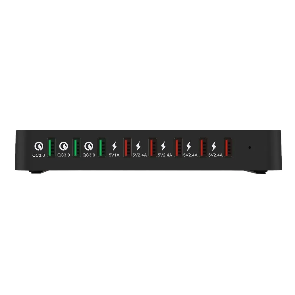 110 Вт 8USB порт быстрое зарядное устройство 3 0 USB адаптер мульти умная Быстрая