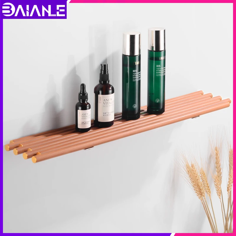 Bathroom Shelf Organizer Aluminum Wood Bath Shelves Shower Storage Rack Wall Mounted Cosmetic Caddy Shampoo Holder Toilet Shelf
Bathroom Shelf Organizer Aluminum Wood Bath Shelves Shower Storage Rack Wall Mounted Cosmetic Caddy Shampoo Holder Toilet Shelf
