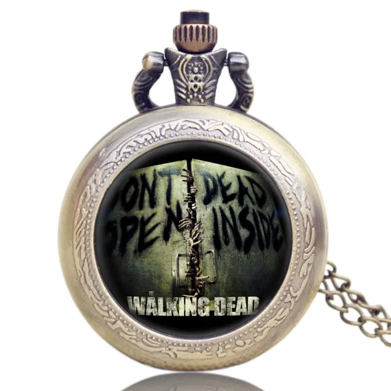 Hot American Drama Walking Dead Glass Dome Case Design Pocket Watch With Chain Necklace
Hot American Drama Walking Dead Glass Dome Case Design Pocket Watch With Chain Necklace