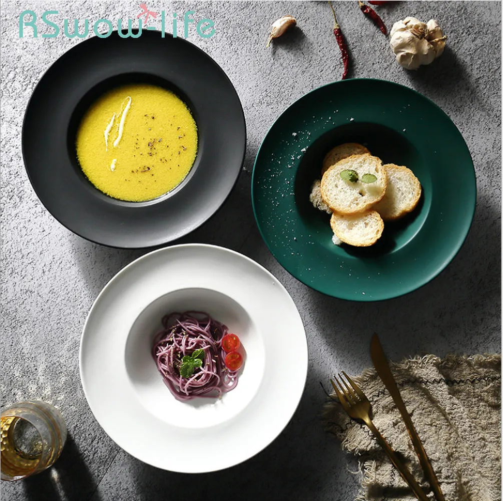9-inch Matte Glazed Straw Hat Plates Ceramic Plate Pasta Dish Western Dish Soup Plate Restaurant Supplies For Kitchen Supplies
9-inch Matte Glazed Straw Hat Plates Ceramic Plate Pasta Dish Western Dish Soup Plate Restaurant Supplies For Kitchen Supplies