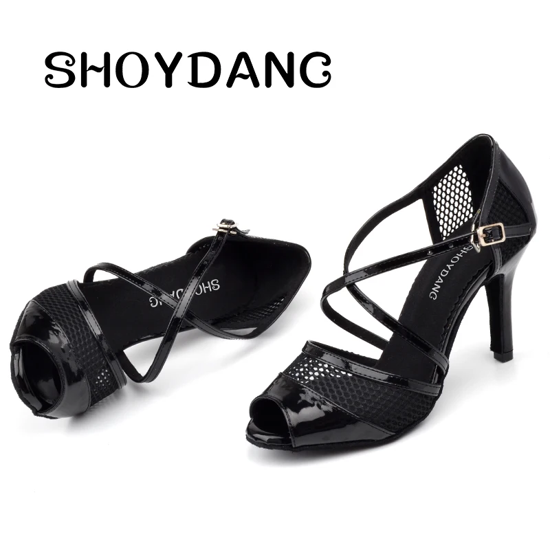 SHOYDANC Sneakers Dance Shoes Women Latin Dance Shoes chaussure de danse de salon Black/Silver PU And Breathable Mesh Dance Shoe
SHOYDANC Sneakers Dance Shoes Women Latin Dance Shoes chaussure de danse de salon Black/Silver PU And Breathable Mesh Dance Shoe