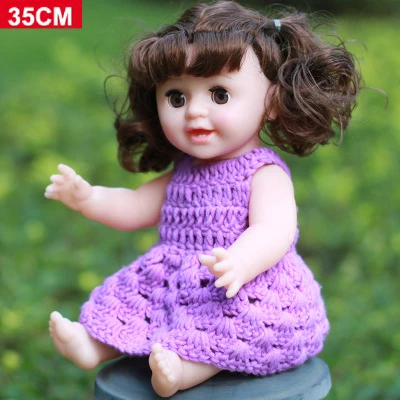 Новинка 35 см Виниловая силиконовая кукла Reborn Baby Toys для девочек boneca подарок bebes reborn Dolls brinquedos
Новинка 35 см Виниловая силиконовая кукла Reborn Baby Toys для девочек boneca подарок bebes reborn Dolls brinquedos