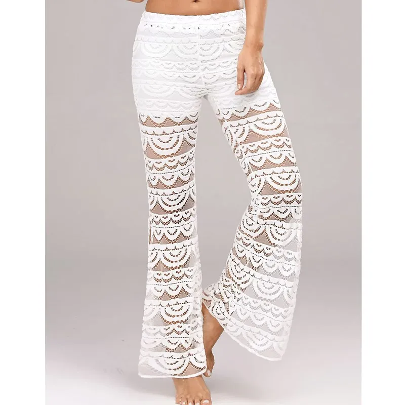 Women's pants 2019 summer new solid color lace stitching casual wild pants split trousers loose large size temperament pants
Women's pants 2019 summer new solid color lace stitching casual wild pants split trousers loose large size temperament pants