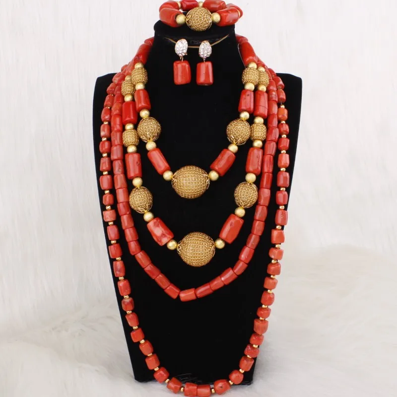 Dudo Jewelry Luxury Jewellery Handmade Gold Big Balls Nature Coral Beads Nigerian Necklace Women Set Free Shipping 2019 Designe
Dudo Jewelry Luxury Jewellery Handmade Gold Big Balls Nature Coral Beads Nigerian Necklace Women Set Free Shipping 2019 Designe