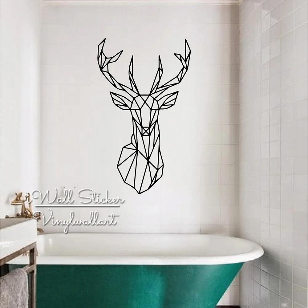 Modern Deer Wall Sticker Geometric Deer Wall Decals Living Room Decors DIY Easy Wall Art Removable Wallpaper Cut Vinyl M70
Modern Deer Wall Sticker Geometric Deer Wall Decals Living Room Decors DIY Easy Wall Art Removable Wallpaper Cut Vinyl M70