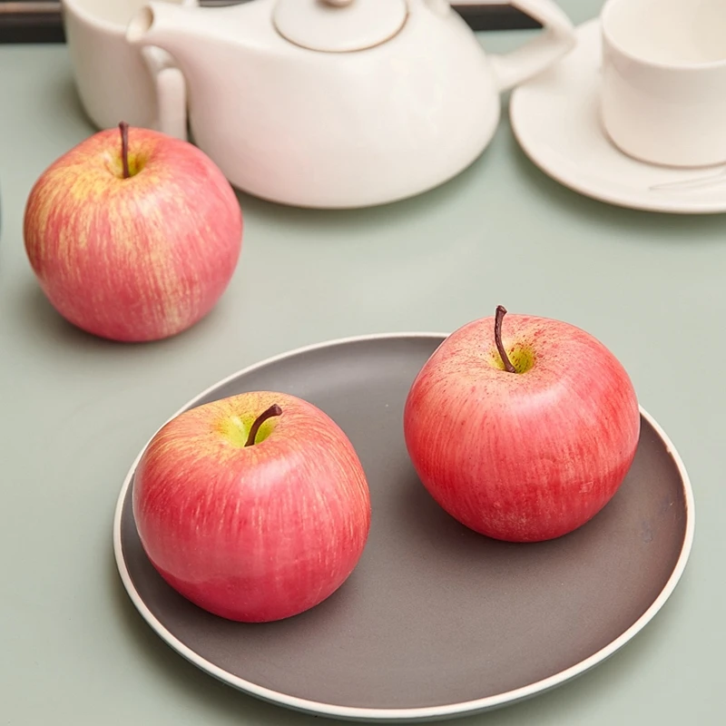 Имитация фруктов модель реквизит яблоко красная Фуджи детские игрушки украшение