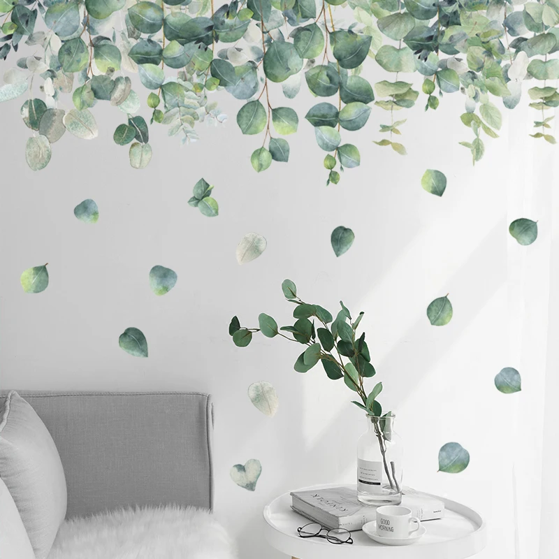 DIY 64*99cm Green Leaf PVC Wall Sticker Modern Home Decoration Adhesive Poster Living Room Bedroom Wall Decals Mural
DIY 64*99cm Green Leaf PVC Wall Sticker Modern Home Decoration Adhesive Poster Living Room Bedroom Wall Decals Mural