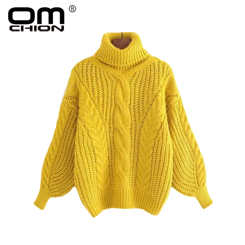 OMCHION Poleras Mujer 2018 Winter Turtleneck Lantern Sleeve Women Sweaters And Pullovers Casual Loose Korean Thick Jumper LMM106
OMCHION Poleras Mujer 2018 Winter Turtleneck Lantern Sleeve Women Sweaters And Pullovers Casual Loose Korean Thick Jumper LMM106