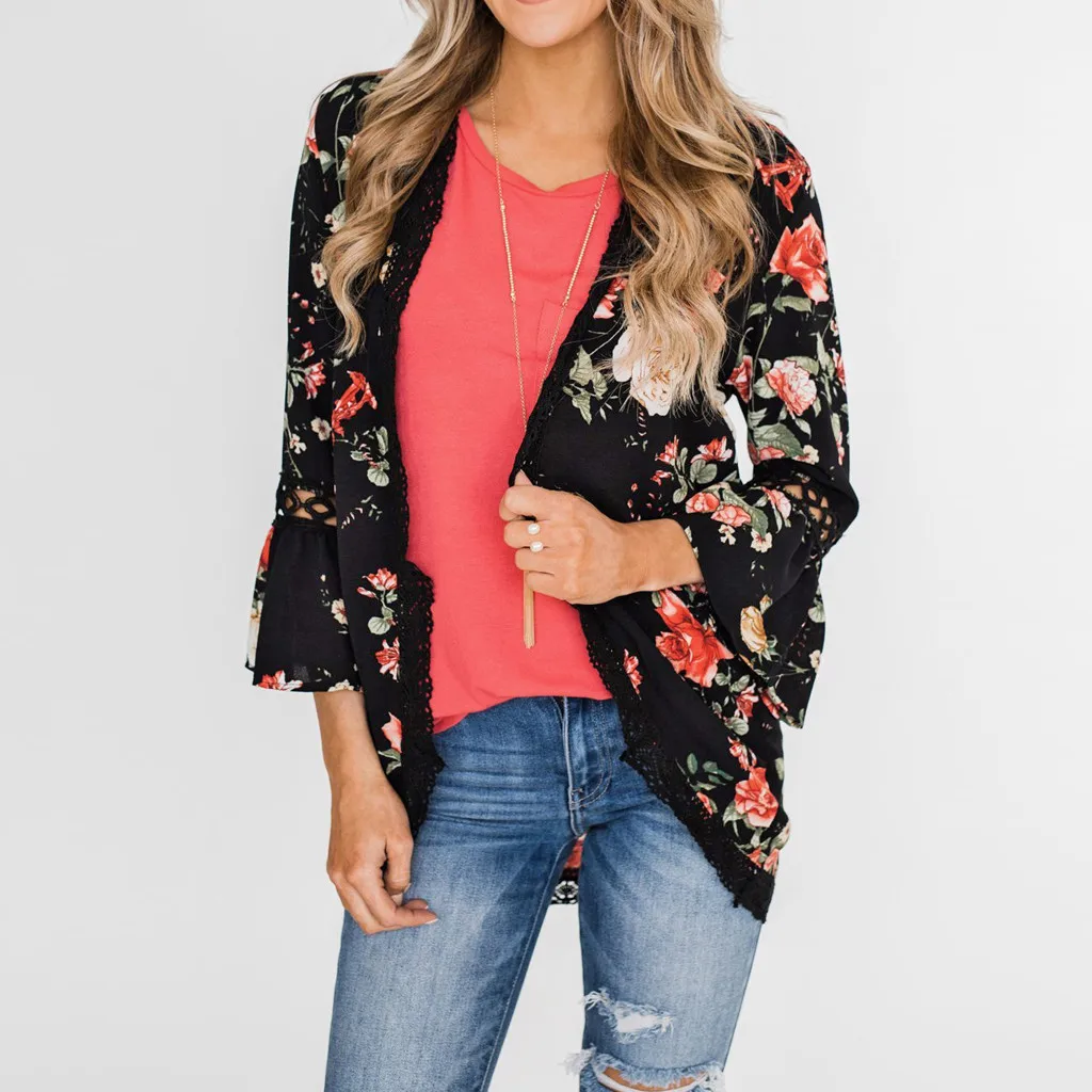 2019 Women Lace Patchwork Chiffon Floral Print Bikini Cover Up Swimwear Beach Pareos Smock Cardigan Beach Tunics Swimsuits Capes
2019 Women Lace Patchwork Chiffon Floral Print Bikini Cover Up Swimwear Beach Pareos Smock Cardigan Beach Tunics Swimsuits Capes