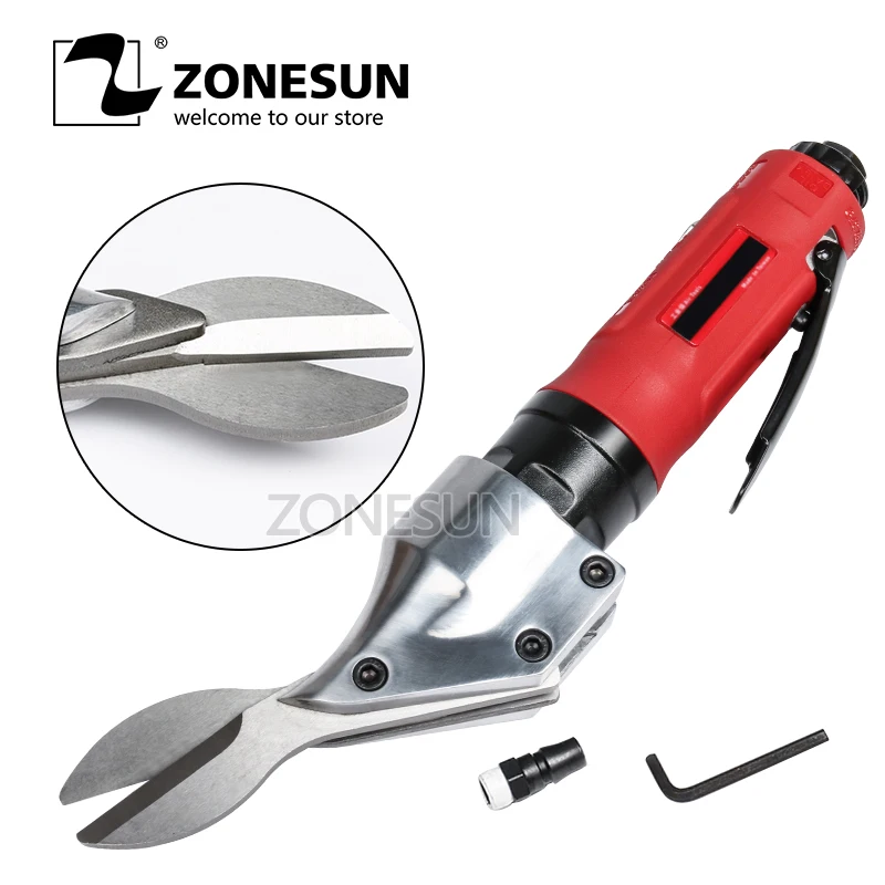 ZONESUN Handle Powerful Metal Pneumatic Wire Mesh Lron Plate Diamond Net Scissors Air Shear Gas Electronic Cutter
ZONESUN Handle Powerful Metal Pneumatic Wire Mesh Lron Plate Diamond Net Scissors Air Shear Gas Electronic Cutter