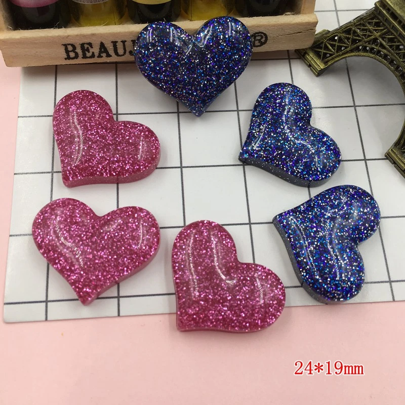 5pcs/lot Resin Glitter Heart, Resin Flat Back Cabochon for Hair Bow Center DIY (24*19mm)
5pcs/lot Resin Glitter Heart, Resin Flat Back Cabochon for Hair Bow Center DIY (24*19mm)