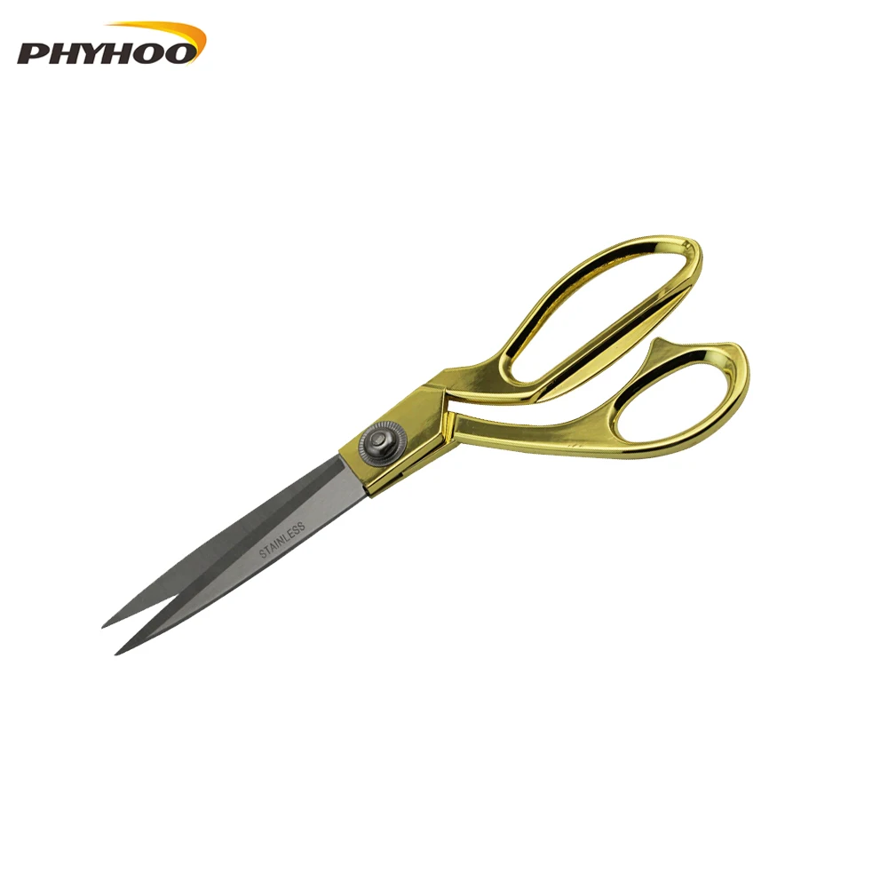 9.5 Inch Gold Handle Stainless Steel Scissors for Tailor Dressmaking Shears Sewing Clothes Tool Fabric Craft Cutting Textile
9.5 Inch Gold Handle Stainless Steel Scissors for Tailor Dressmaking Shears Sewing Clothes Tool Fabric Craft Cutting Textile