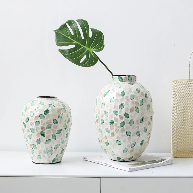 Wooden Handmade Color Shell Vase Ornament Desktop Decoration Flower Flower Creative Home Soft Decoration
Wooden Handmade Color Shell Vase Ornament Desktop Decoration Flower Flower Creative Home Soft Decoration