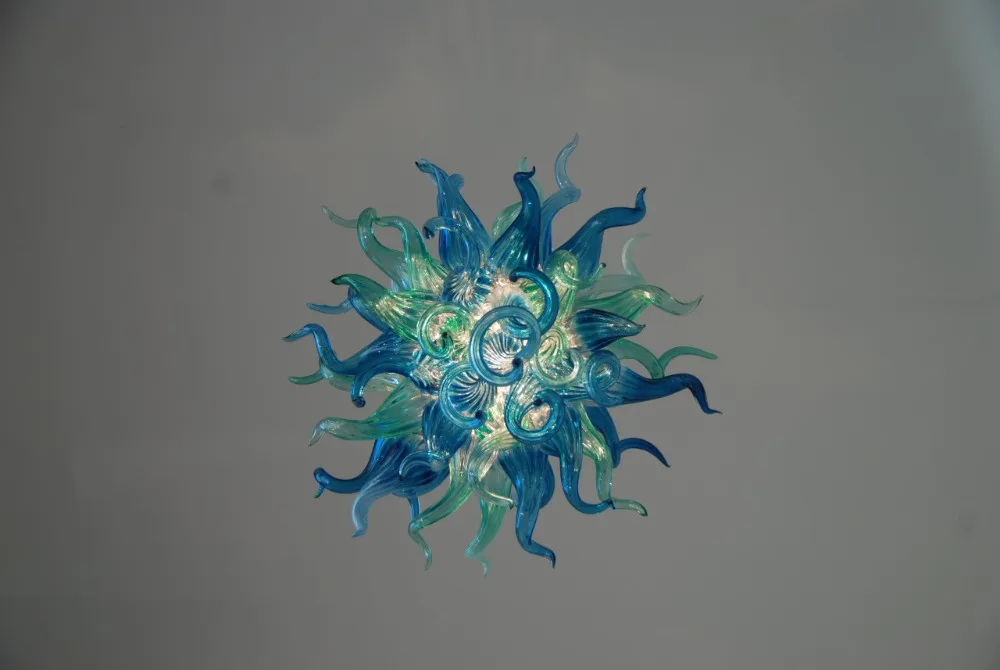 Living Room Decor Modern Art Blown Glass Chandelier Lighting with LED Bulbs Blue Color
Living Room Decor Modern Art Blown Glass Chandelier Lighting with LED Bulbs Blue Color