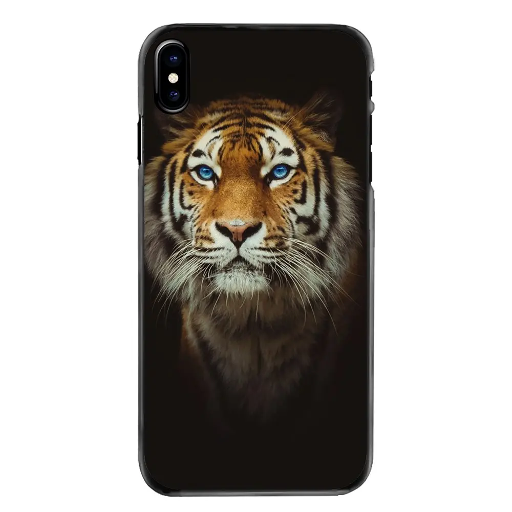 3D Черный Тигр голубые глаза HD обои для Samsung Galaxy A3 A5 A7 A8 J1 J2 J3 J5 J7 Prime 2015 2016 2017