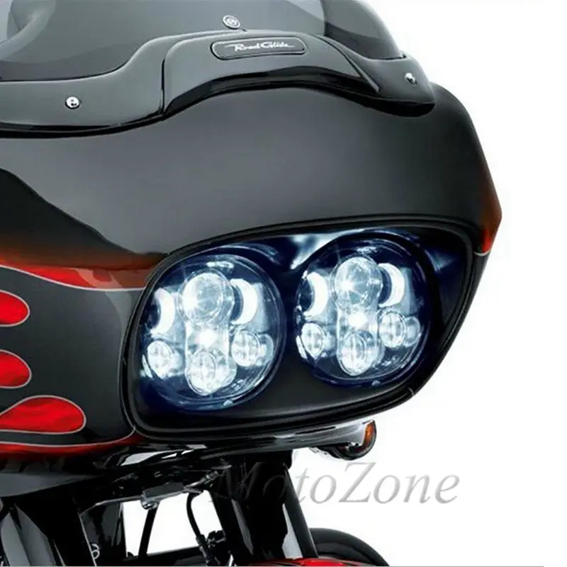 Motorcycle Accessories Parts Dual LED Headlight Projector Headlamp Suit For Harley Road Glide 2004-2013 Black/Chrome
Motorcycle Accessories Parts Dual LED Headlight Projector Headlamp Suit For Harley Road Glide 2004-2013 Black/Chrome