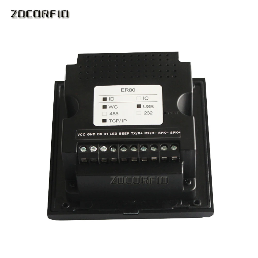 QR код и 125 кГц Rfid автономная клавиатура контроля доступа EM кардридер с 10 брелоками