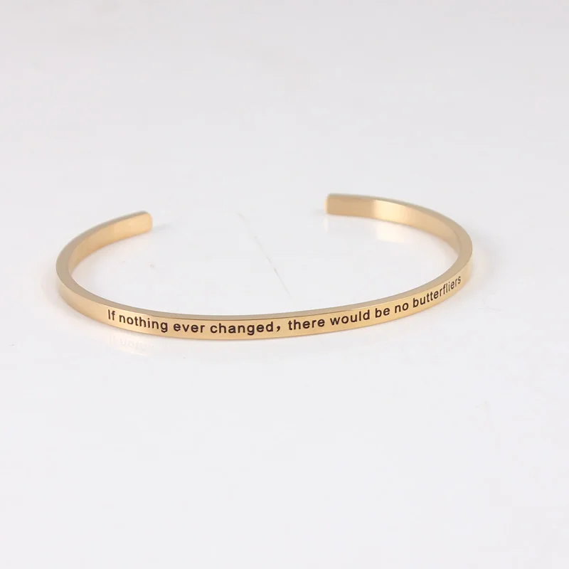 316L Stainless Steel Open Cuff Bracelets Bangles Gold In the name of love Inspirational Mantra Bracelets For Women
316L Stainless Steel Open Cuff Bracelets Bangles Gold In the name of love Inspirational Mantra Bracelets For Women