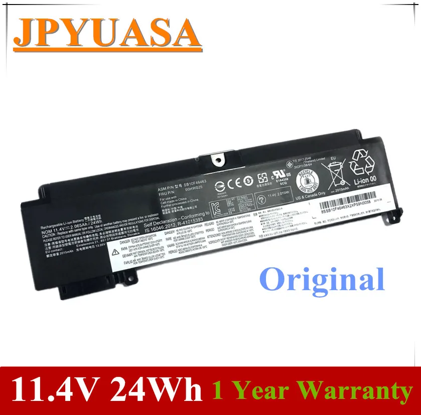 Аккумулятор для ноутбука Lenovo ThinkPad T460S T470S T480S 01AV405 01AV407 SB10J79004, 11,4 в 24 Втч
Аккумулятор для ноутбука Lenovo ThinkPad T460S T470S T480S 01AV405 01AV407 SB10J79004, 11,4 в 24 Втч