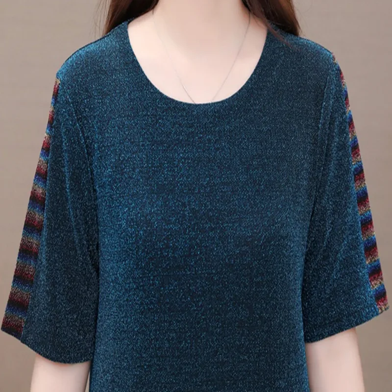 New Summer Dresses Plus Size Fashion O-Neck Loose Slim office Laday Short Sleeve Dress For Women Larger One-Piece L-5XL
New Summer Dresses Plus Size Fashion O-Neck Loose Slim office Laday Short Sleeve Dress For Women Larger One-Piece L-5XL