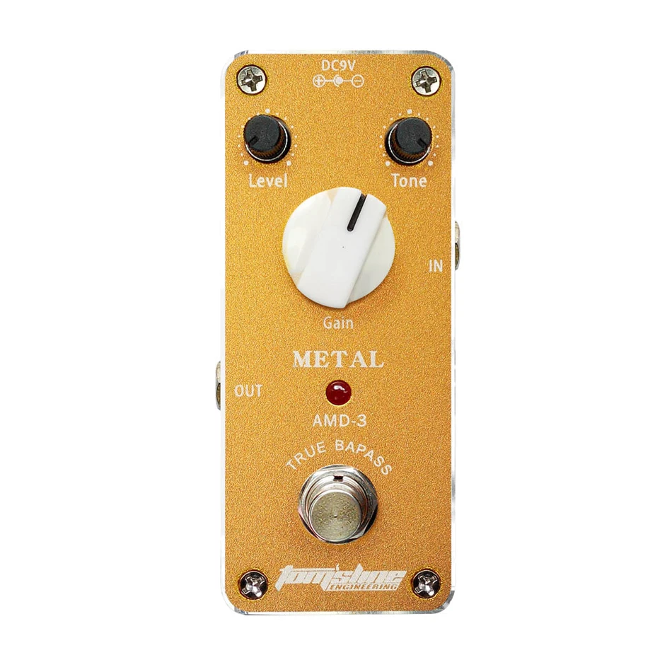 AROMA AMD-3 Mini Metal Distortion Electric Guitar Effect Pedal with Fastener Tape Aluminum Alloy Housing True Bypass
AROMA AMD-3 Mini Metal Distortion Electric Guitar Effect Pedal with Fastener Tape Aluminum Alloy Housing True Bypass