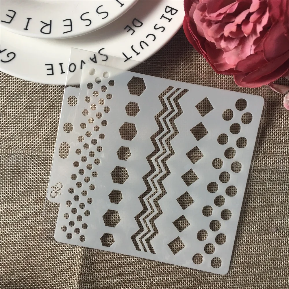 1Pcs 13cm 5.1" Dot Wave Square DIY Layering Stencils Wall Painting Scrapbook Coloring Embossing Album Decorative Card Template
1Pcs 13cm 5.1" Dot Wave Square DIY Layering Stencils Wall Painting Scrapbook Coloring Embossing Album Decorative Card Template