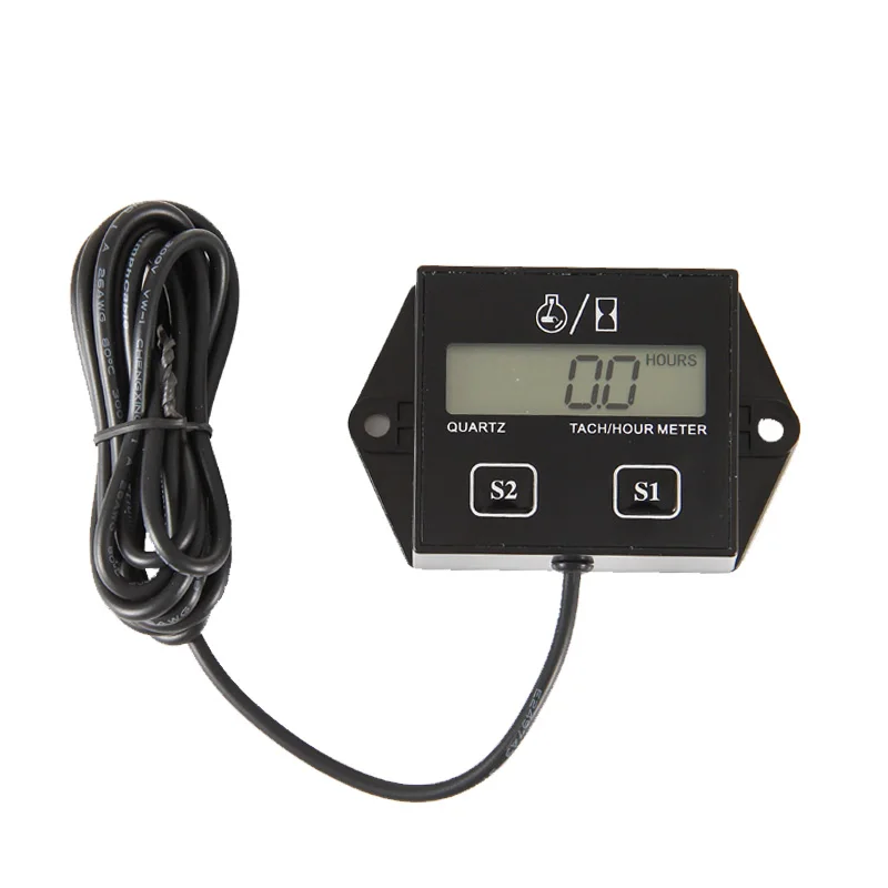 RL-HM011A Digital Reset tach Hour Meter Tachometer for paramotor marine outboard motorbike chainsaw lawn mowers mopeds ATV boats
RL-HM011A Digital Reset tach Hour Meter Tachometer for paramotor marine outboard motorbike chainsaw lawn mowers mopeds ATV boats