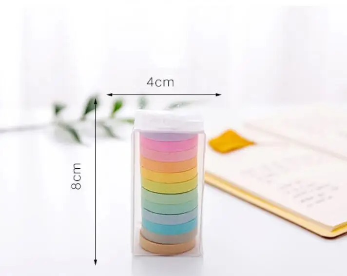 12 Pcs/lot Candy color Washi Tape Glitter Stationery Scrapbooking Decorative Adhesive Tapes DIY Masking Tape School Supplies
12 Pcs/lot Candy color Washi Tape Glitter Stationery Scrapbooking Decorative Adhesive Tapes DIY Masking Tape School Supplies