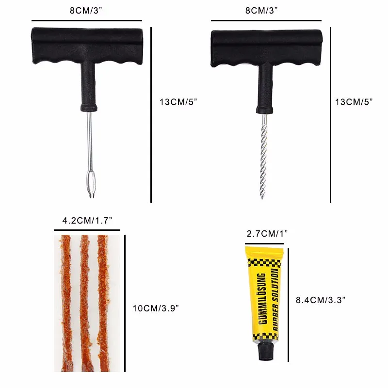 ZUCZUG Tire Repair Kit Diagnostic Motorcycle Tools Tubeless Tire Repair Kit Car Van Vehicle Wheel Tire Puncture Mending Tools
ZUCZUG Tire Repair Kit Diagnostic Motorcycle Tools Tubeless Tire Repair Kit Car Van Vehicle Wheel Tire Puncture Mending Tools