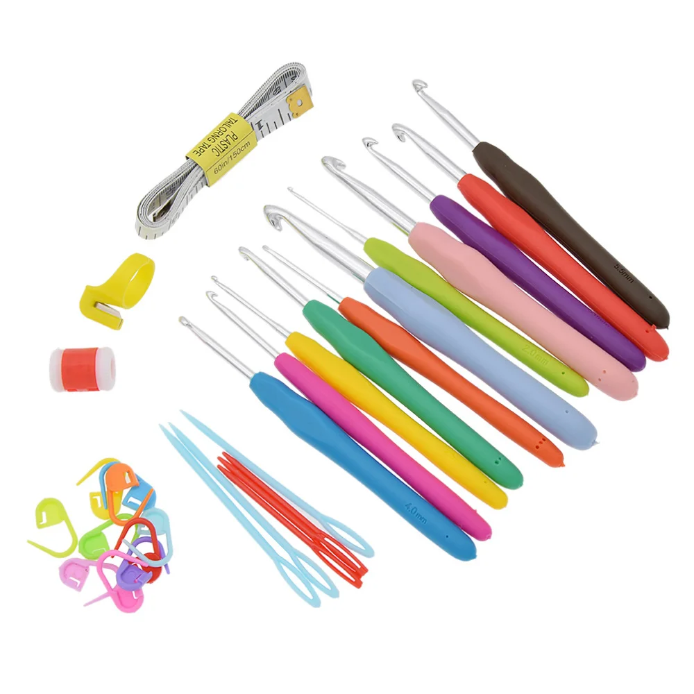 1 Set Multi Color Plastic Crochet Hooks Kit Sewing Tool For Women DIY Home Decor Craft Garment Sewing Accessories
1 Set Multi Color Plastic Crochet Hooks Kit Sewing Tool For Women DIY Home Decor Craft Garment Sewing Accessories