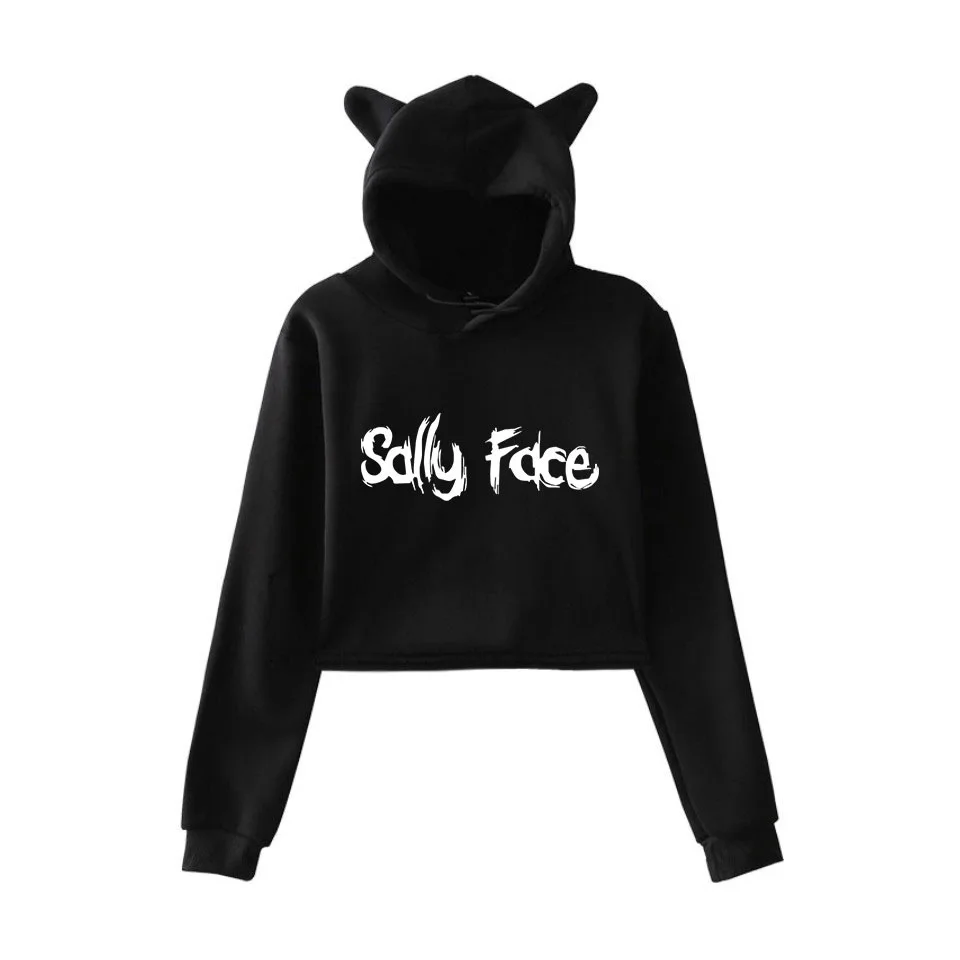 Sally уход за кожей лица Игра Головоломка друзья толстовки Cat с капюшоном для женщин