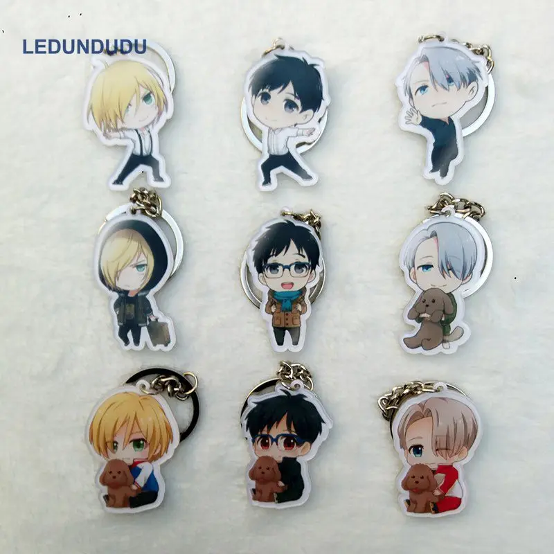 YURI on ICE Cosplay Costumes Accessories Key Chains Yuri Plisetsky Keychains set for Cars Bags Pendants Christmas Xmas Gift
YURI on ICE Cosplay Costumes Accessories Key Chains Yuri Plisetsky Keychains set for Cars Bags Pendants Christmas Xmas Gift