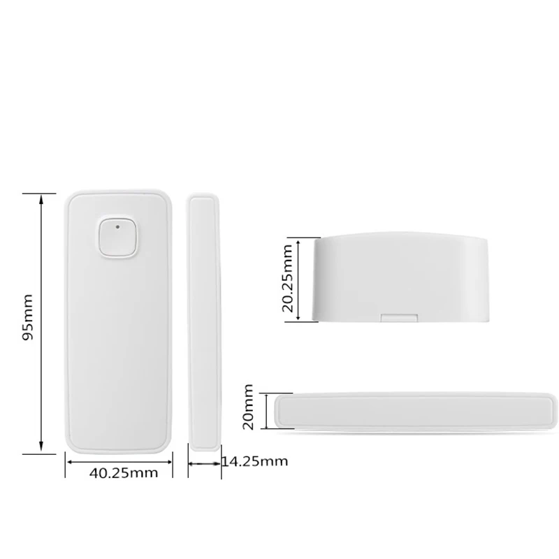 Tuya Smart Life Alexa Google Home Assistant Tuya Wireless WiFi Window Door Contact Sensor Battery Powered
Tuya Smart Life Alexa Google Home Assistant Tuya Wireless WiFi Window Door Contact Sensor Battery Powered