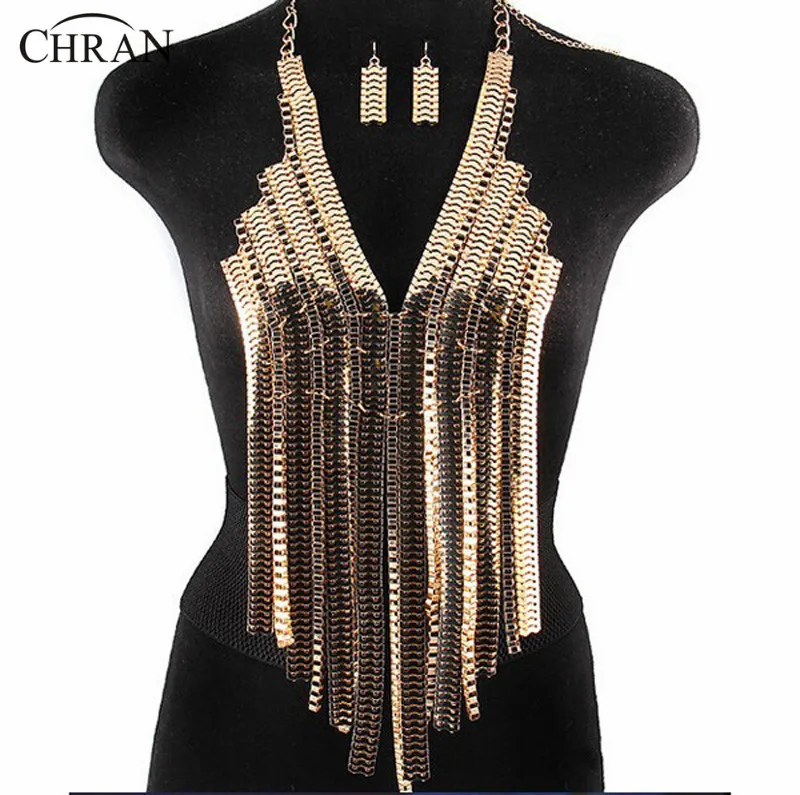 Chran New Fashion Stunning Sexy Body Belly, Silver Gold Beach Chain Bra Wear Slave Harness Necklace Tassel Waist Jewelry DDBB252
Chran New Fashion Stunning Sexy Body Belly, Silver Gold Beach Chain Bra Wear Slave Harness Necklace Tassel Waist Jewelry DDBB252