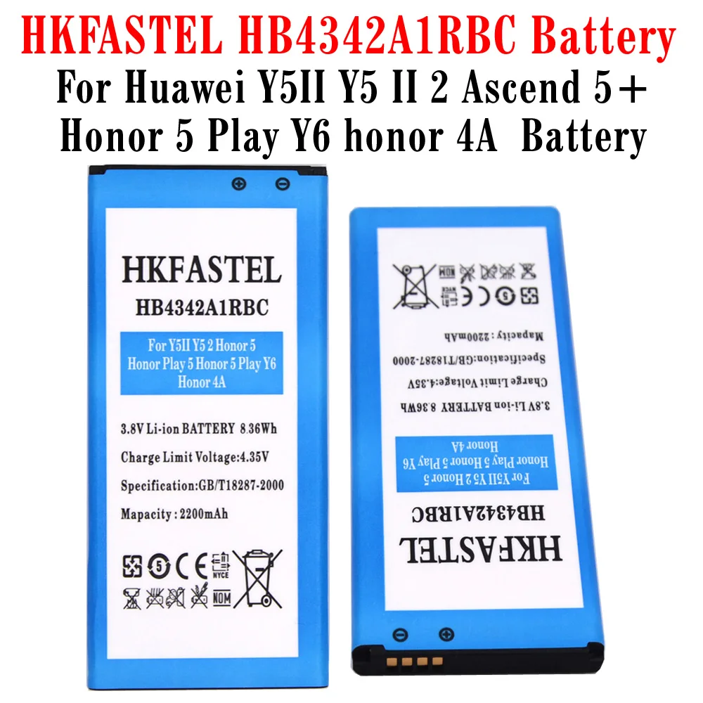 Hkfastel hb4342a1rbc Аккумулятор для Huawei y5ii Y5 II 2 Ascend 5 + Honor играть Y6 4A новый оригинальный