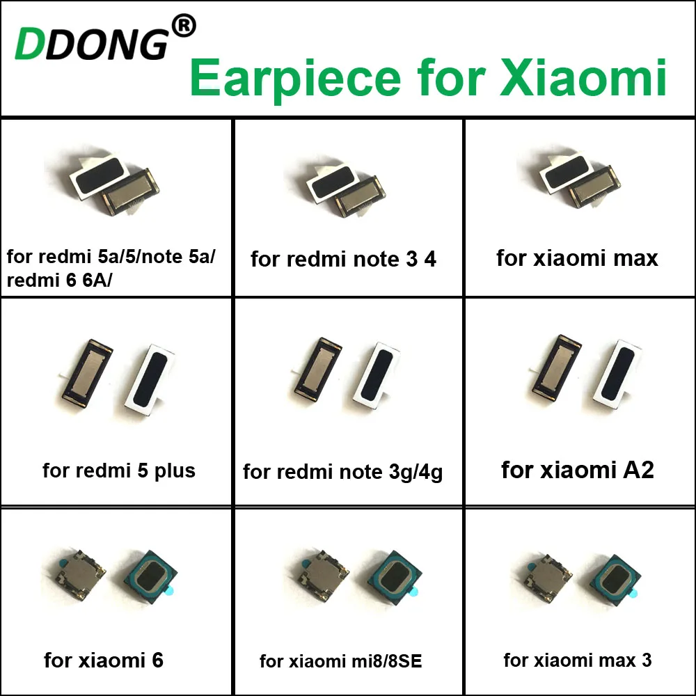 For Xiaomi redmi note3 4/redmi 5a/5/redmi 6/6a /mi max/ 5 plus max 3 max3 Earpiece Speaker Receiver Earphone Ear speaker
For Xiaomi redmi note3 4/redmi 5a/5/redmi 6/6a /mi max/ 5 plus max 3 max3 Earpiece Speaker Receiver Earphone Ear speaker