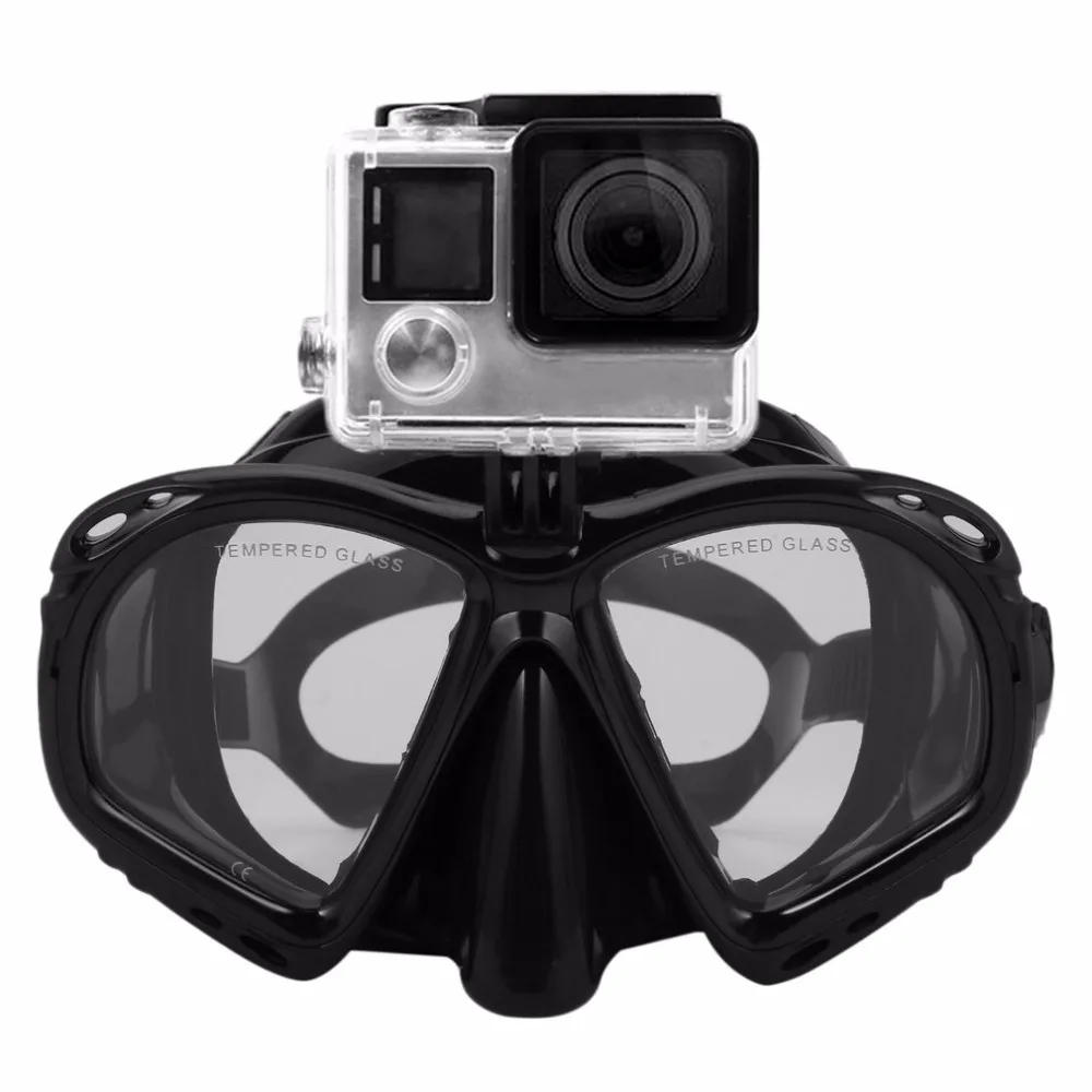 Professional Underwater Diving Mask Scuba Snorkel Swimming Goggles Scuba Diving Equipement Suitable For Most Sport Camera
Professional Underwater Diving Mask Scuba Snorkel Swimming Goggles Scuba Diving Equipement Suitable For Most Sport Camera