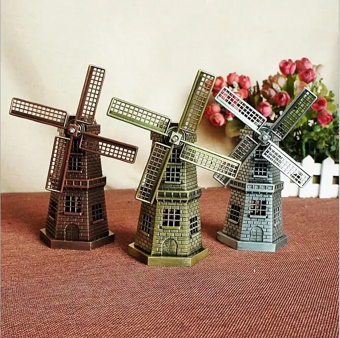 18cm(7") Antique Bronze Dutch Windmill Model Metal Crafts Figurine Decoration Articles Holland Windmill Home Ornaments
18cm(7") Antique Bronze Dutch Windmill Model Metal Crafts Figurine Decoration Articles Holland Windmill Home Ornaments