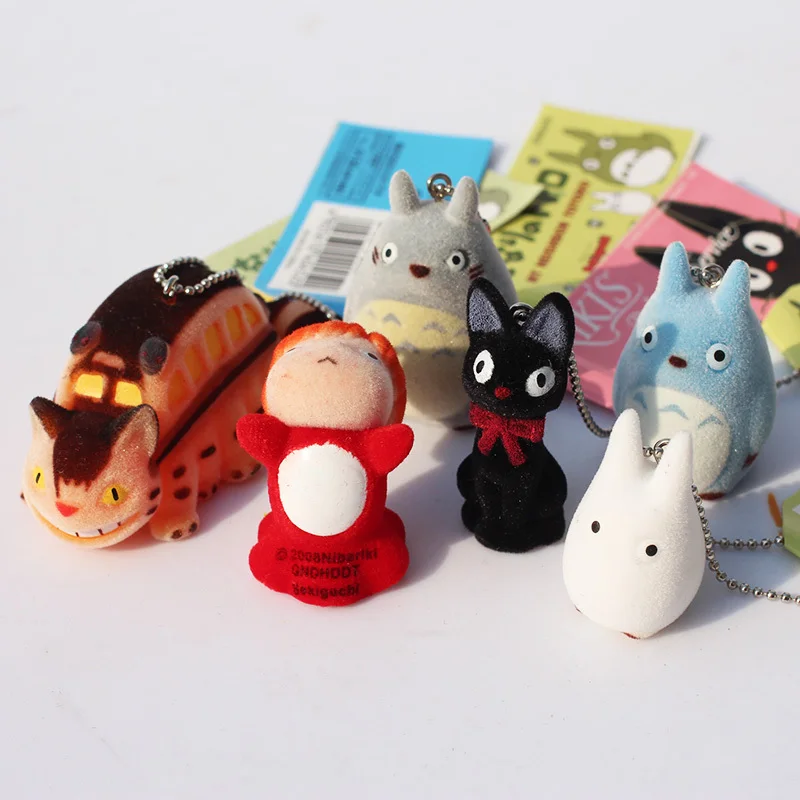 1set Japanese Hayao Miyazaki Cartoon Movie My neighbor Totoro Ponyo on the Cliff KiKis Delivery Service Figure Toy Keychains
1set Japanese Hayao Miyazaki Cartoon Movie My neighbor Totoro Ponyo on the Cliff KiKis Delivery Service Figure Toy Keychains