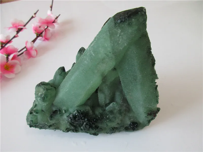 Unique Natural Green Crystal Cluster Skeletal Quartz Point Wand Mineral Healing Crystal Druse Vug Specimen Natural Stone
Unique Natural Green Crystal Cluster Skeletal Quartz Point Wand Mineral Healing Crystal Druse Vug Specimen Natural Stone